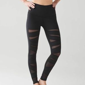 Lululemon mesh cut outs high waisted